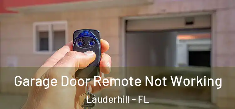  Garage Door Remote Not Working Lauderhill - FL