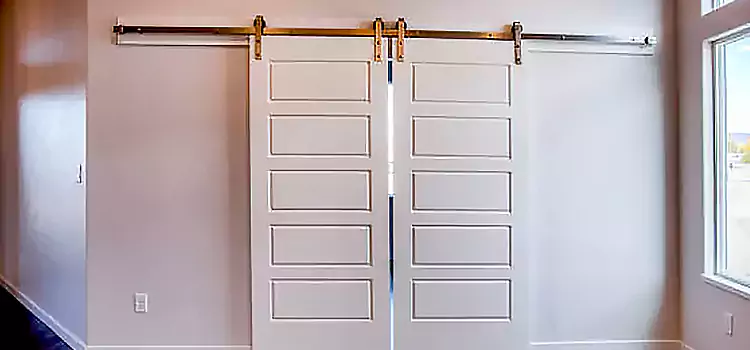 Glass Barn Door with Installation Hardware Kit Lauderhill