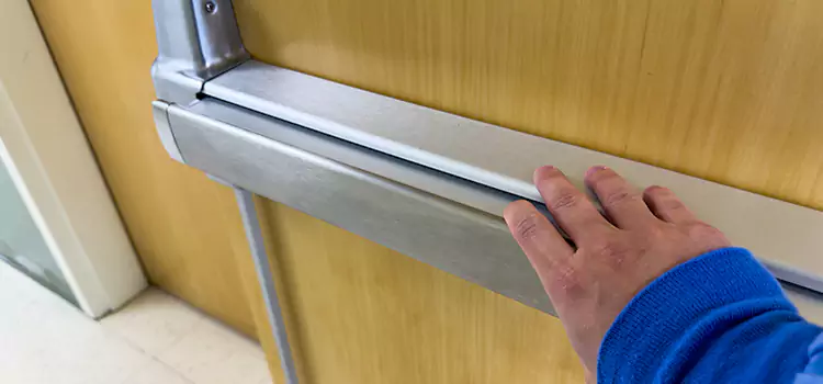 Installing a Push Bar on a Door Lauderhill